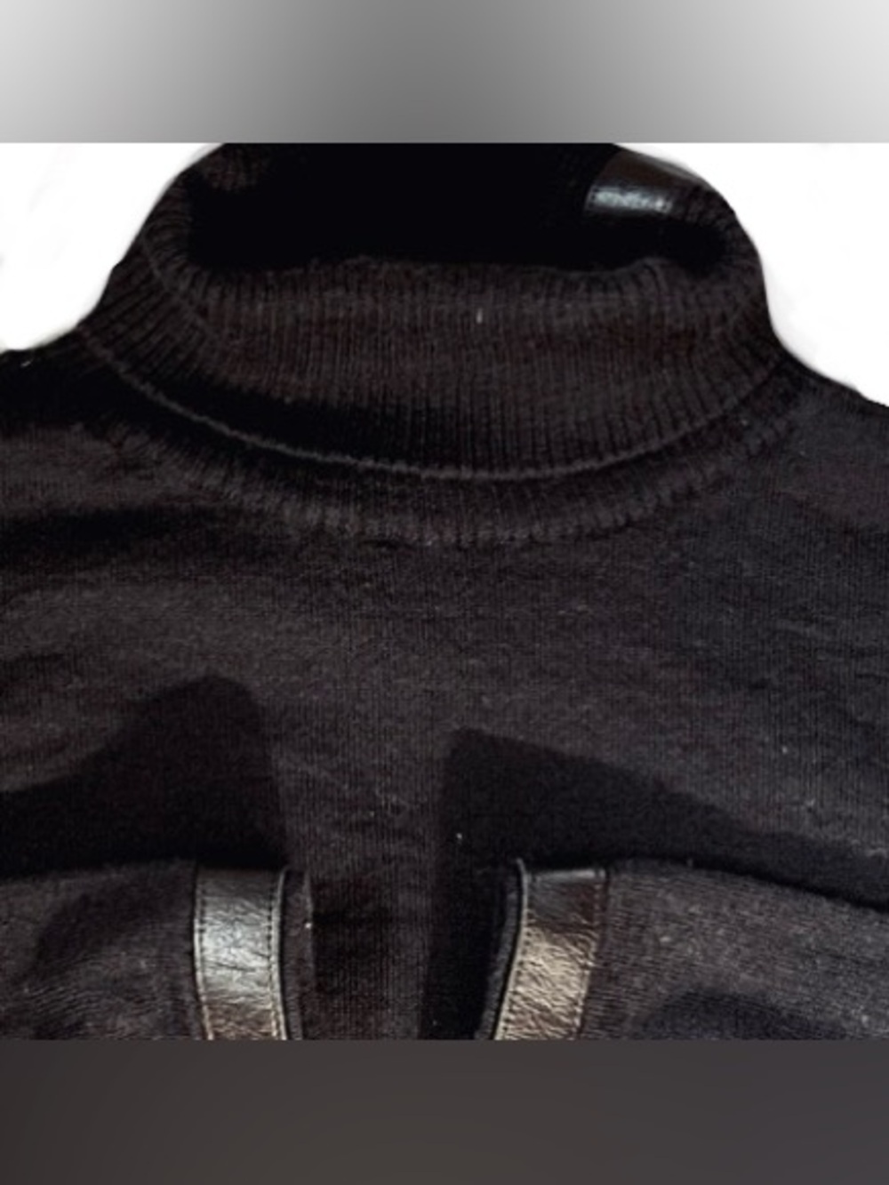 Nanibon Authentic Italian Chestnut Cashmere Mix Turtleneck Sweater - Picture 6 of 7